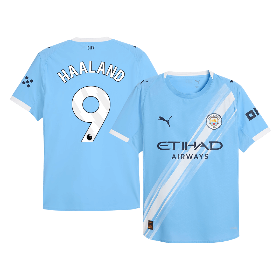 HAALAND #9 Manchester City Heimtrikot Spielerversion 2025/26 Blau