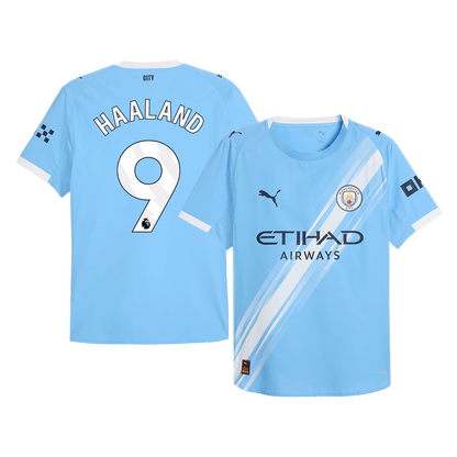 HAALAND #9 Manchester City Heimtrikot Spielerversion 2025/26 Blau