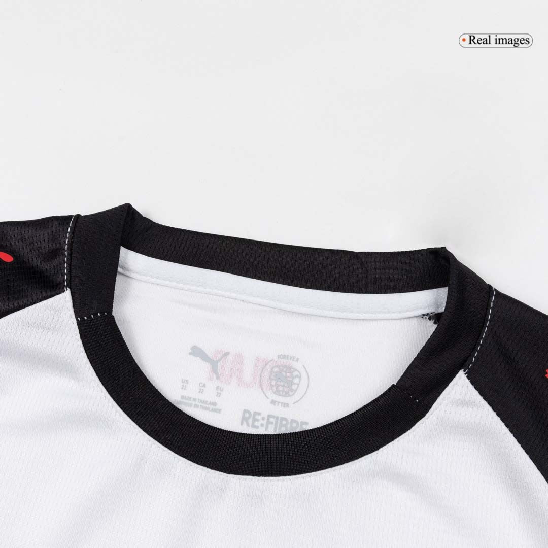 Equipación visitante infantil del AC Milan 2025/26 - Camiseta + pantalón corto