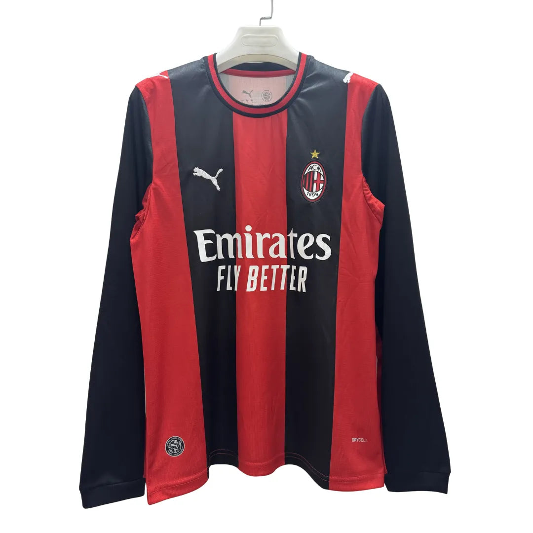 AC Milan Home Long Sleeve Soccer Jersey 2026/27