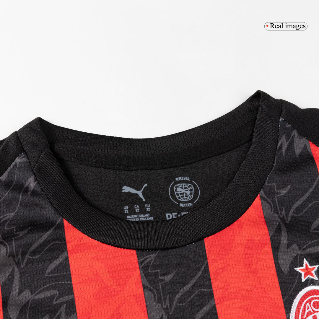 Tenue domicile enfant AC Milan - Maillot + Short 2025/26