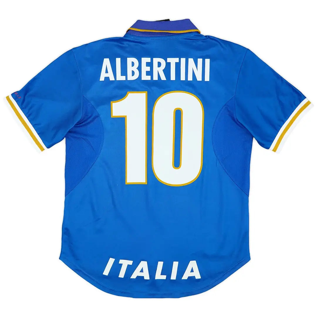 Albertini #10 Italien 1996 Heim Retro-Fußballtrikot