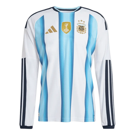 Argentina Player Version Long Sleeve Home Football Shirt 2026