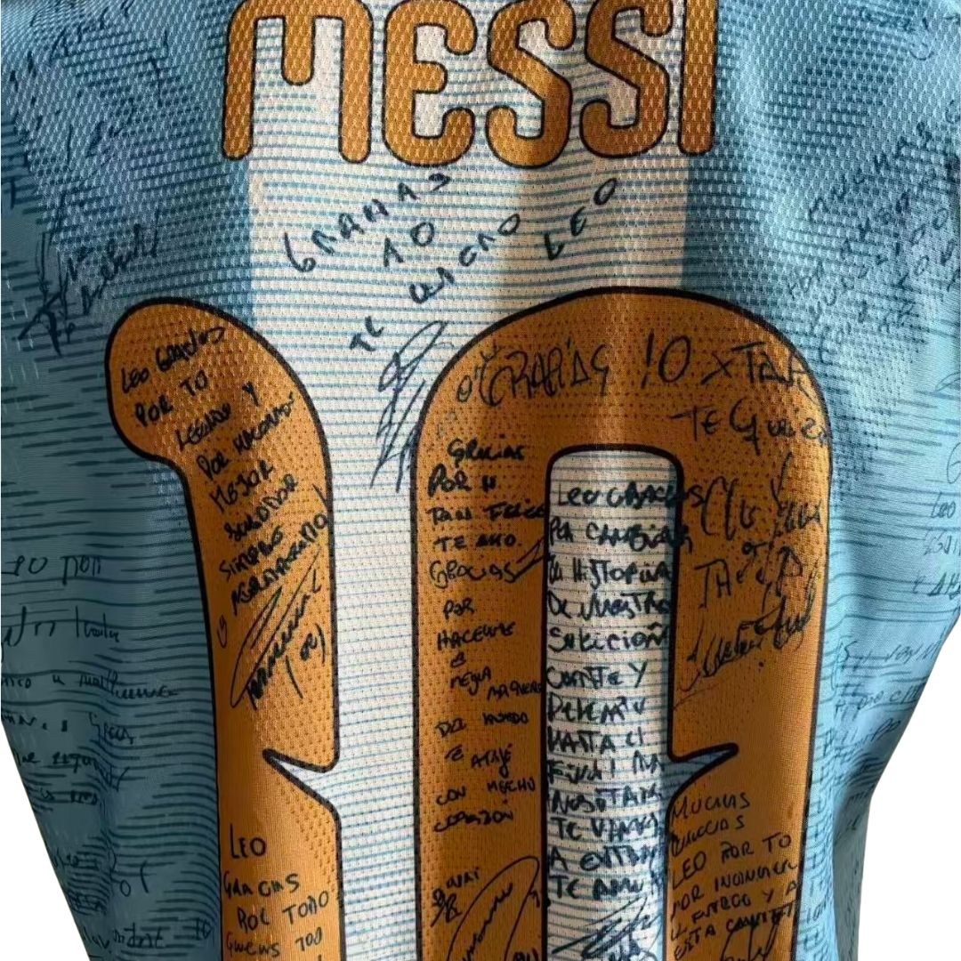 Signert MESSI #10 Argentina X Messi Player Version-drakt 2026
