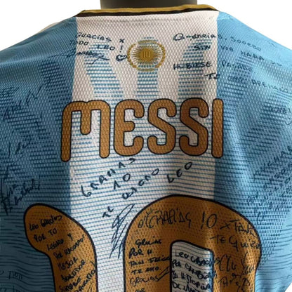 Signert MESSI #10 Argentina X Messi Player Version-drakt 2026