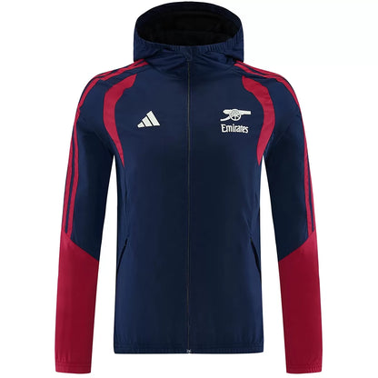 Arsenal Windbreaker Tracksuit 2026/27 (Hoodie+Pants) Navy