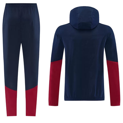 Arsenal Windbreaker Tracksuit 2026/27 (Hoodie+Pants) Navy