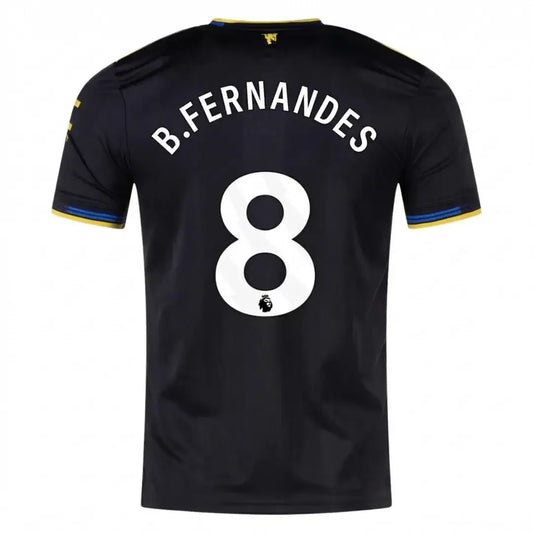 B. FERNANDES #8 Manchester United Auswärts-Trikot (Spielerversion) 2025/26