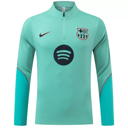 Φόρμα προπόνησης Barcelona 1/4 Zip 2026/27 Πράσινη
