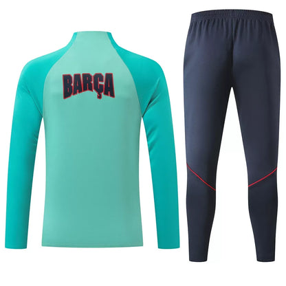 Φόρμα προπόνησης Barcelona 1/4 Zip 2026/27 Πράσινη