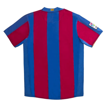 Maillot de Foot Rétro Domicile Zambrotta #11 Barcelone 2007/08