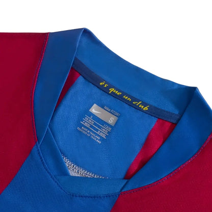 Maillot de Foot Rétro Domicile Zambrotta #11 Barcelone 2007/08
