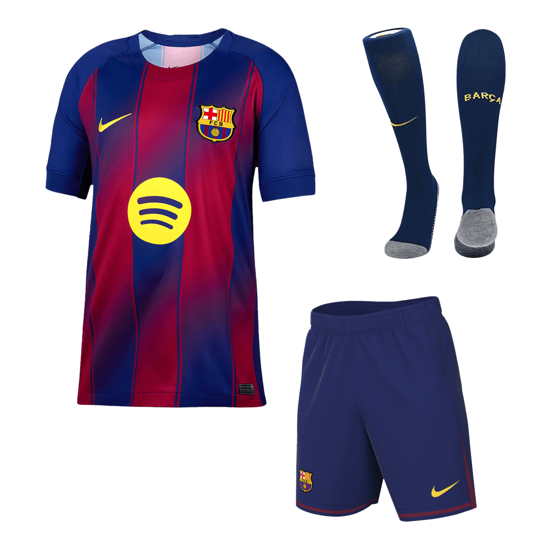 Barcelona Thuistenue Compleet - Shirt+Short+Sokken 2025/26