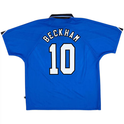 Ρετρό τρίτη εκτός έδρας φανέλα BECKHAM #10 Manchester United 1996/98