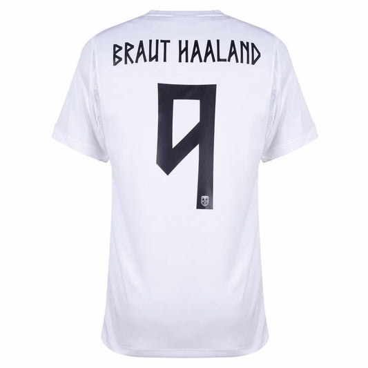 Φανέλα ποδοσφαίρου Braut Haaland #9 Νορβηγία Τρίτη εμφάνιση Παγκόσμιο Κύπελλο 2026