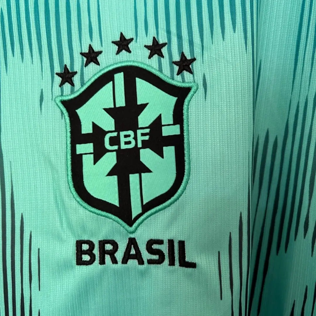 Maillot de gardien de but brésilien Coupe du Monde 2026