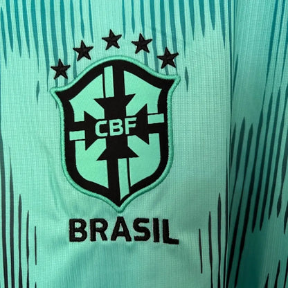 Maillot de gardien de but brésilien Coupe du Monde 2026