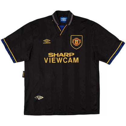 CANTONA #7 Manchester United 1993/95 Away Retro Soccer Jersey