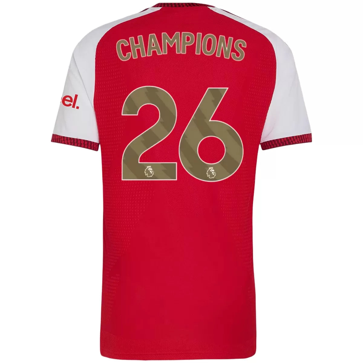 CHAMPIONS #26 Camiseta de fútbol versión jugador local del Arsenal 2026/27