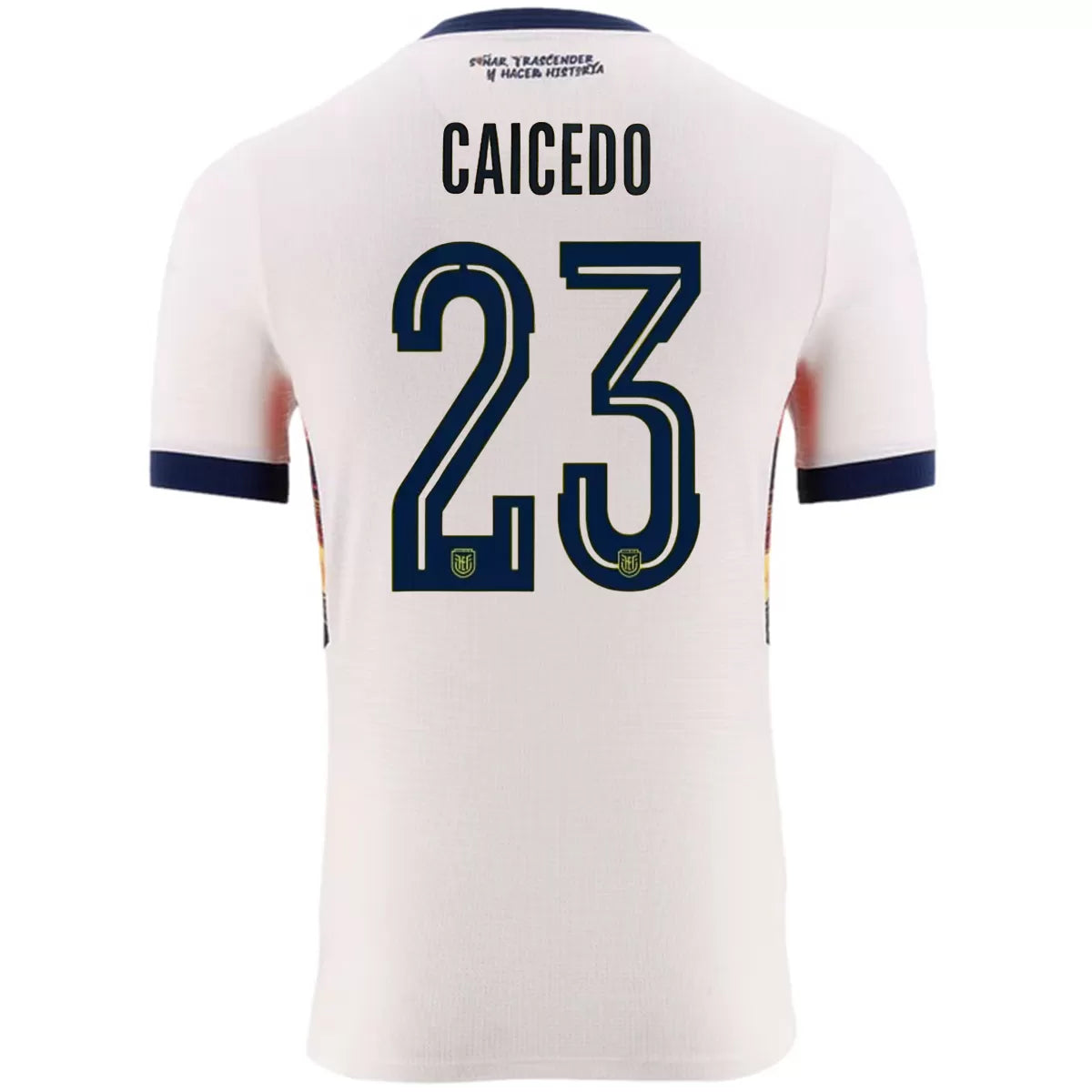 Maillot de football Caicedo #23 Équateur Troisième Maillot Extérieur Coupe du Monde 2026