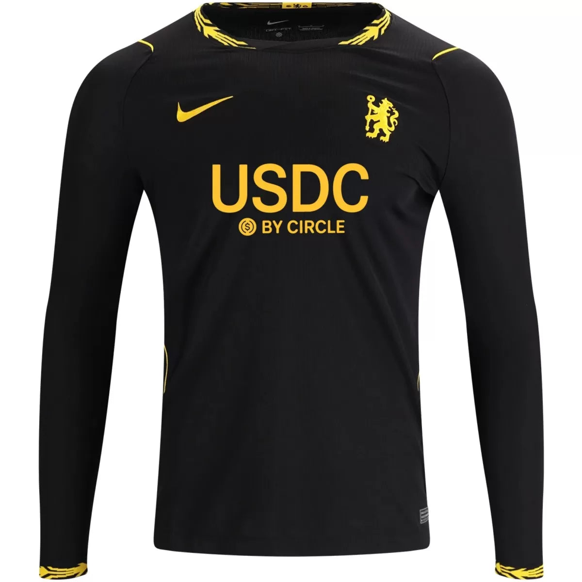 Chelsea Away Long Sleeve Soccer Jersey 2026/27 USDC Sponsor