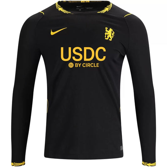 Chelsea Away Long Sleeve Soccer Jersey 2026/27 USDC Sponsor