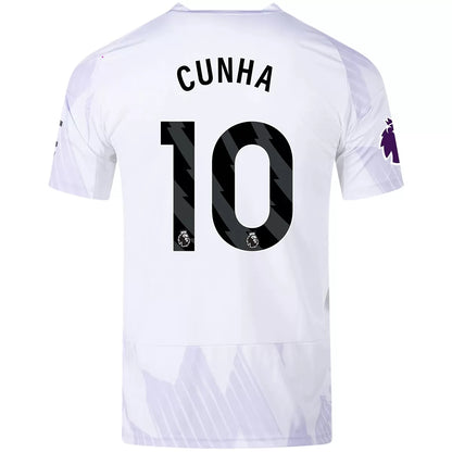 Εκτός έδρας ποδοσφαιρική φανέλα Manchester United 2025/26, Cunha #10