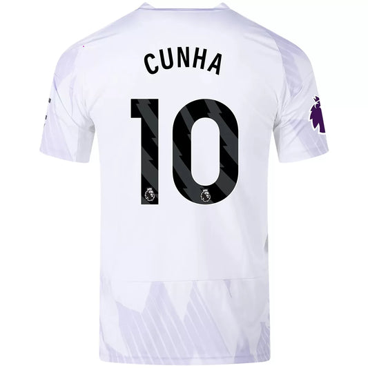 Camiseta de visitante del Manchester United Cunha #10 2025/26