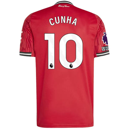 Επίσημη φανέλα ποδοσφαίρου Manchester United 2025/26, Cunha #10