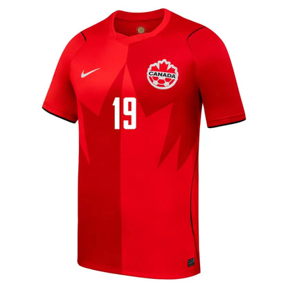 デイヴィス #19 カナダ代表 ホーム サッカーユニフォーム 2026 ワールドカップ