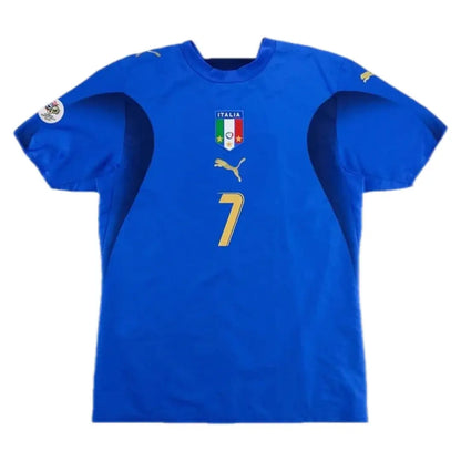 Del Piero #7 Italië 2006 thuisshirt retro voetbalshirt