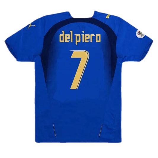 Del Piero #7 Italien 2006 Heim Retro-Fußballtrikot