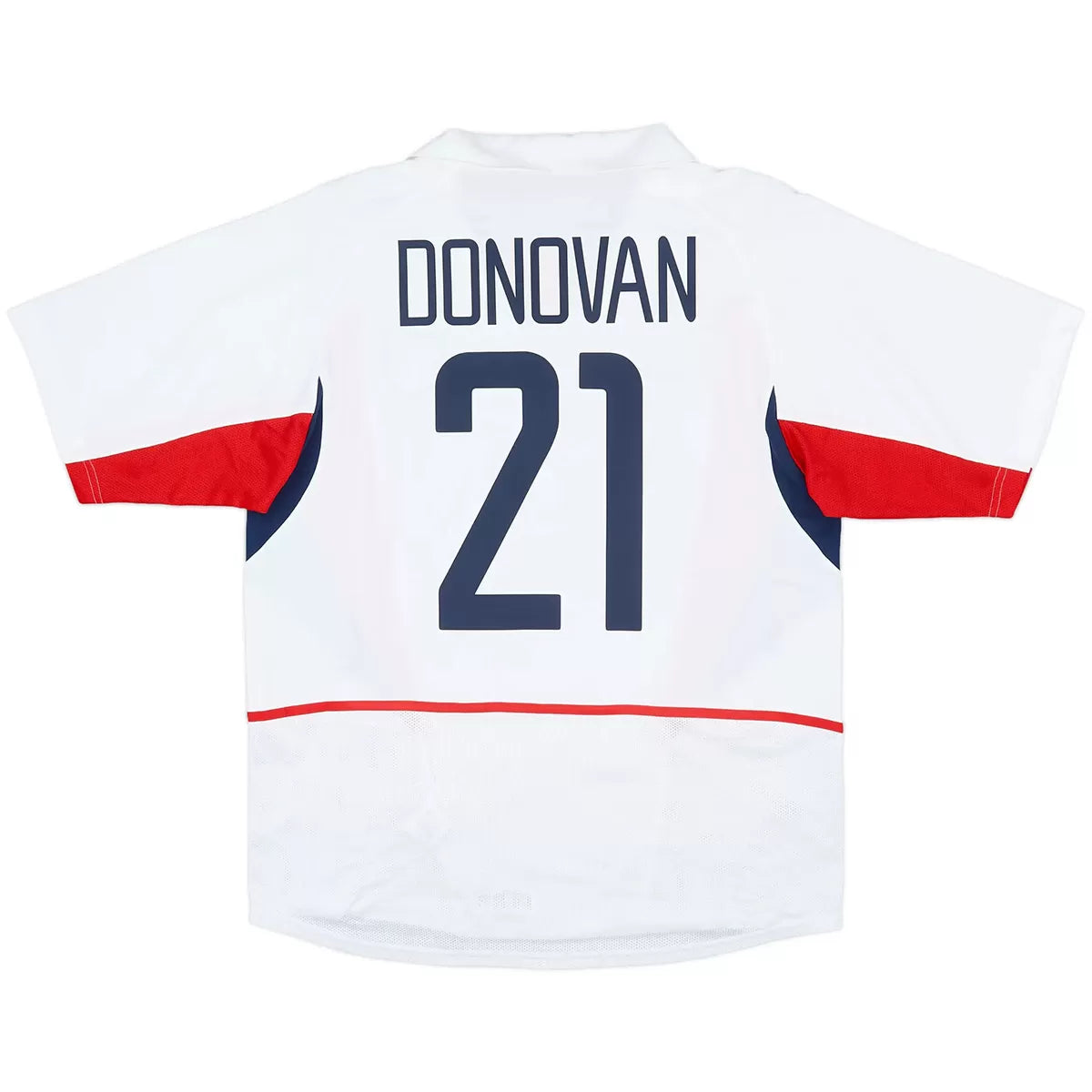 Donovan #21 USA 2002 Home Retro Football Shirt