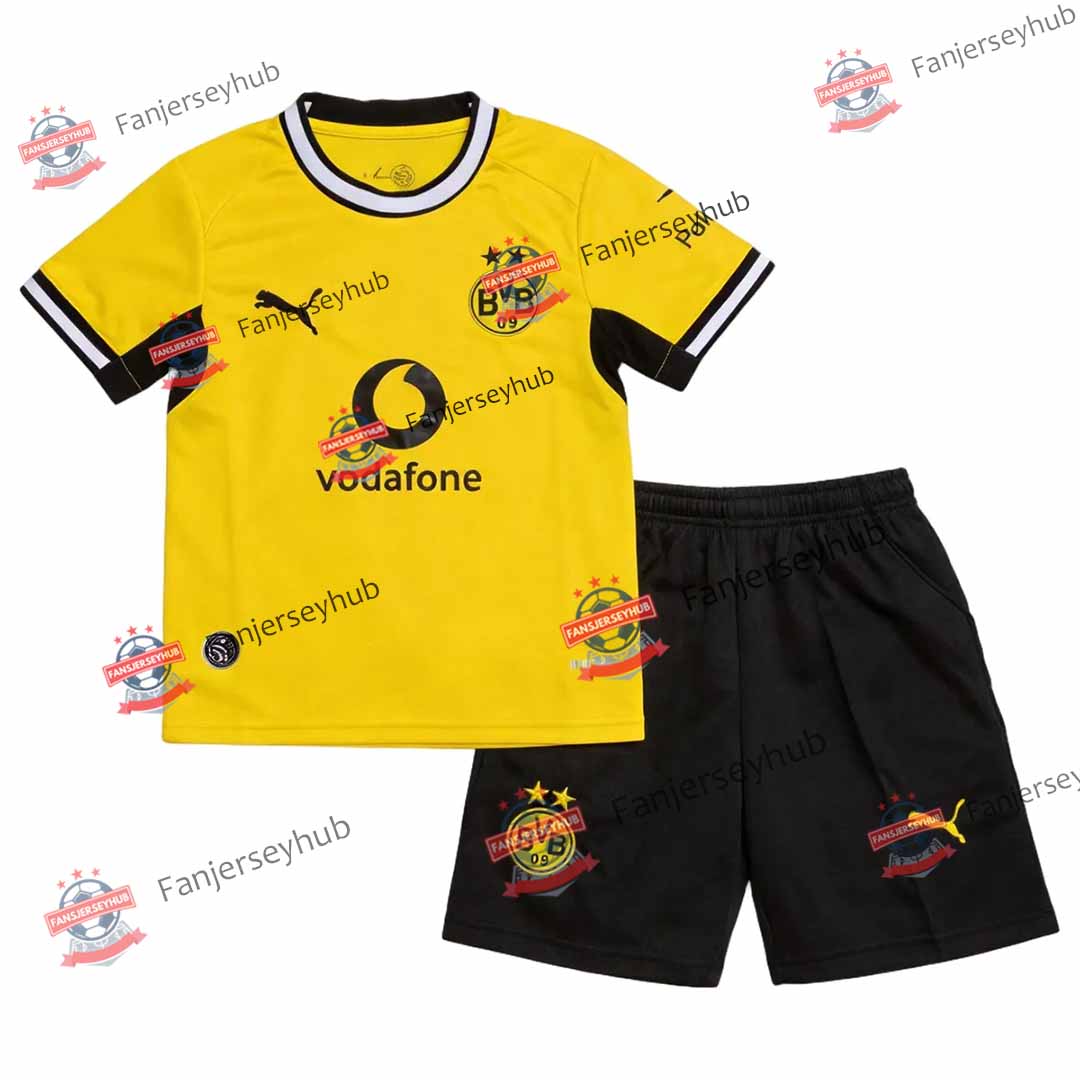 Yellow Wall FC Thuistenue voor kinderen - Shirt+Broekje 2026/27