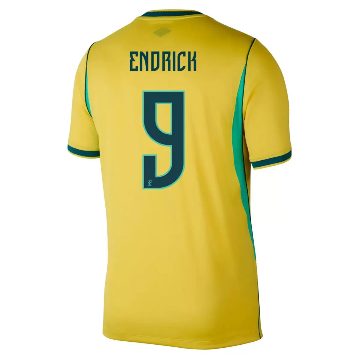 Endrick #9 Brasil hjemmedrakt for fotball-VM 2026