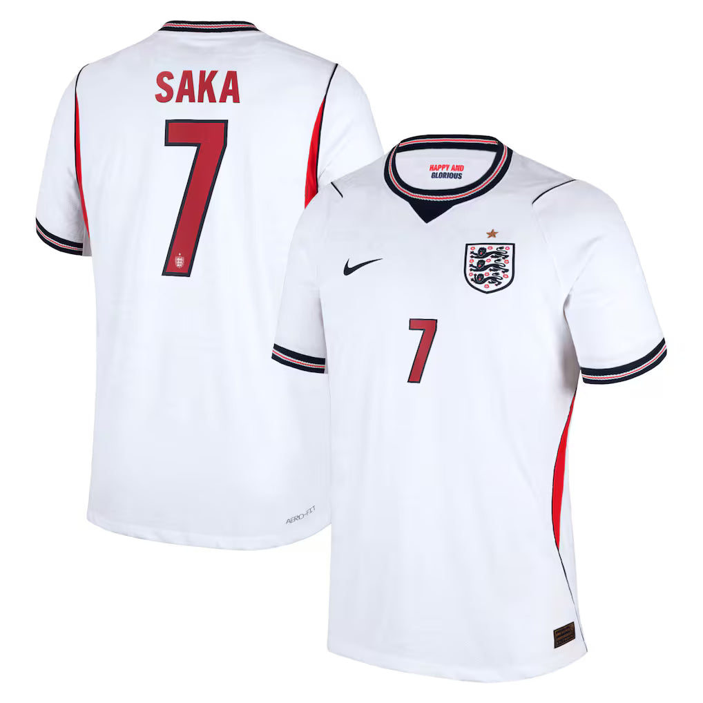 Saka #7 England WM 2026 Player Version Heimtrikot