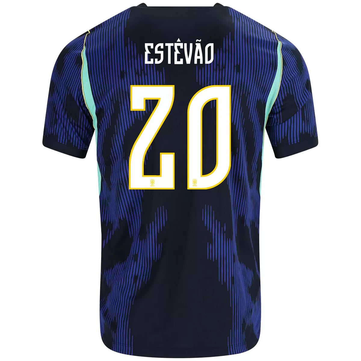 Maillot de Foot Extérieur Estêvão #20 Brésil Coupe du Monde 2026