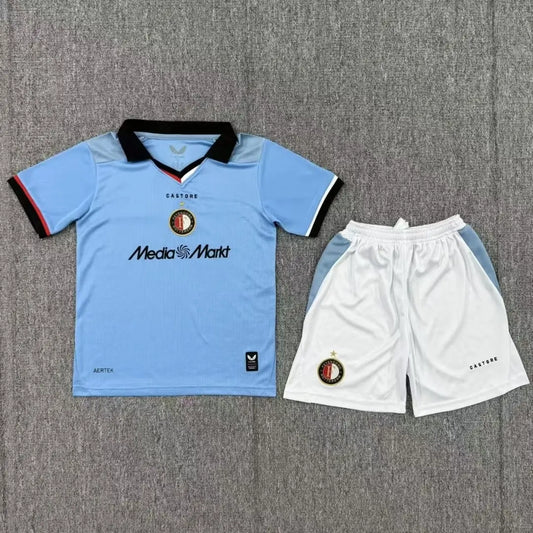 Feyenoord Rotterdam Kinder-Auswärtstrikot-Set – Trikot+Shorts 2026/27