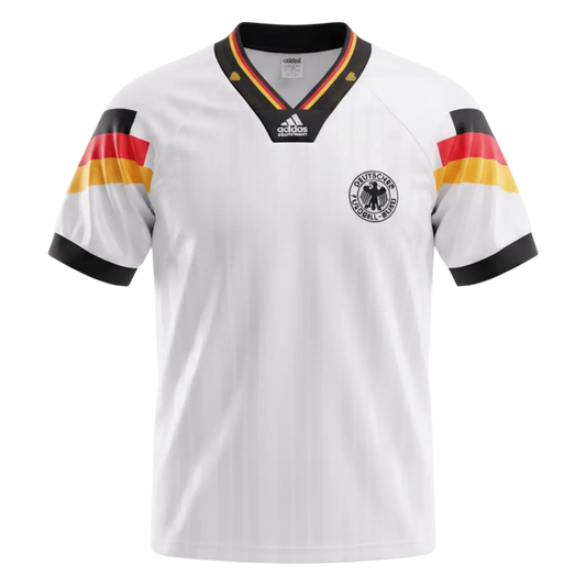 Retro Germany Home Football Jersey Euro 1992