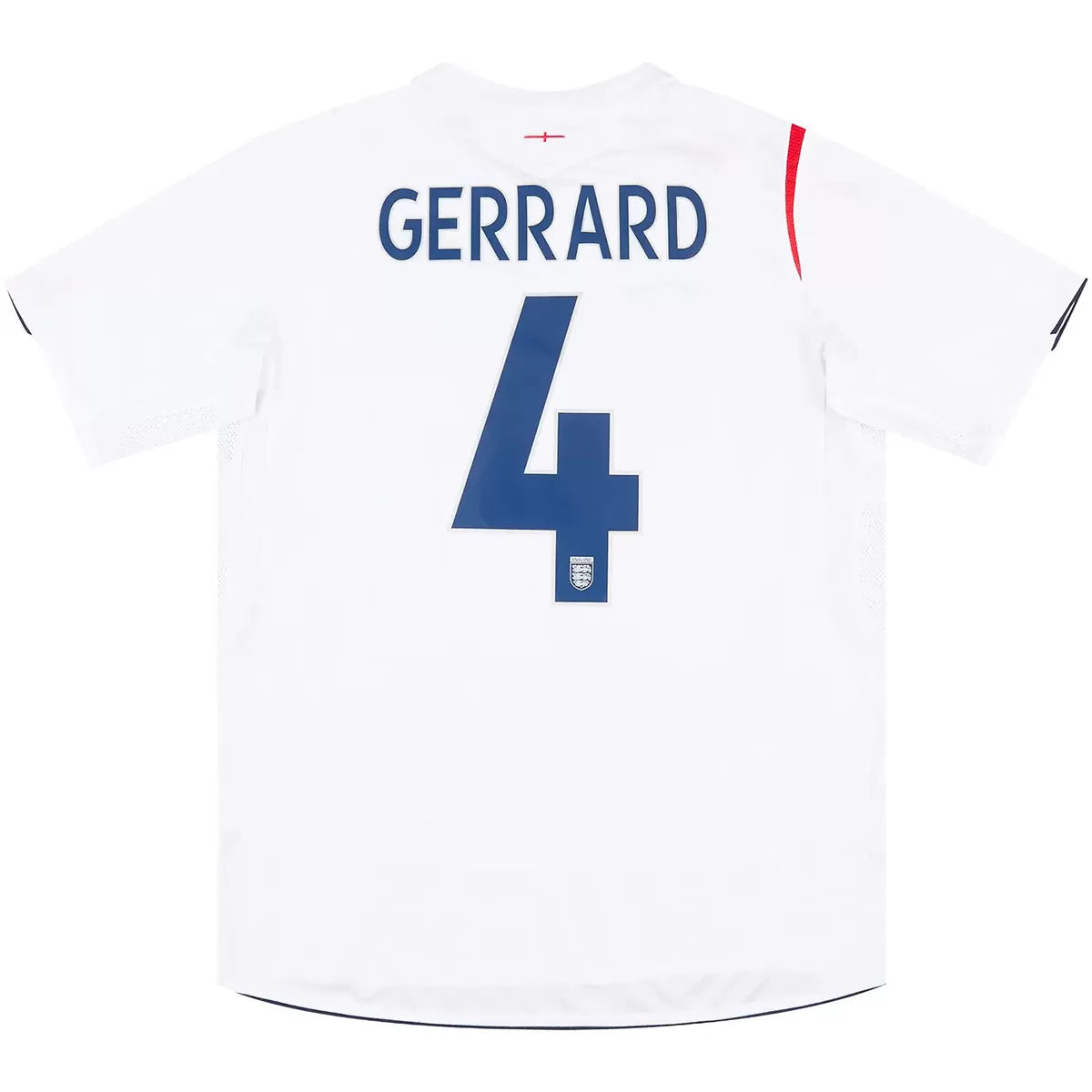 Gerrard #4 Retro Engeland 2006 thuisshirt voetbalshirt