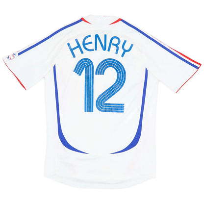 HENRY #12 Frankrijk 2006 Uit Retro Voetbalshirt