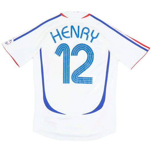 HENRY #12 Frankreich 2006 Auswärts Retro-Fußballtrikot