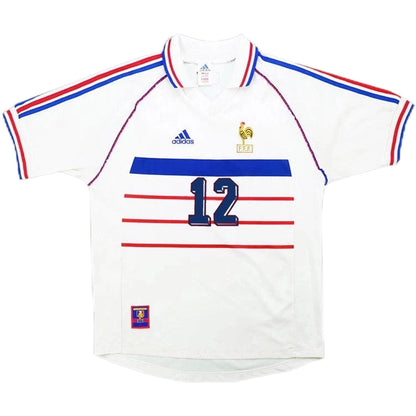 HENRY #12 France 1998 Maillot de football rétro extérieur
