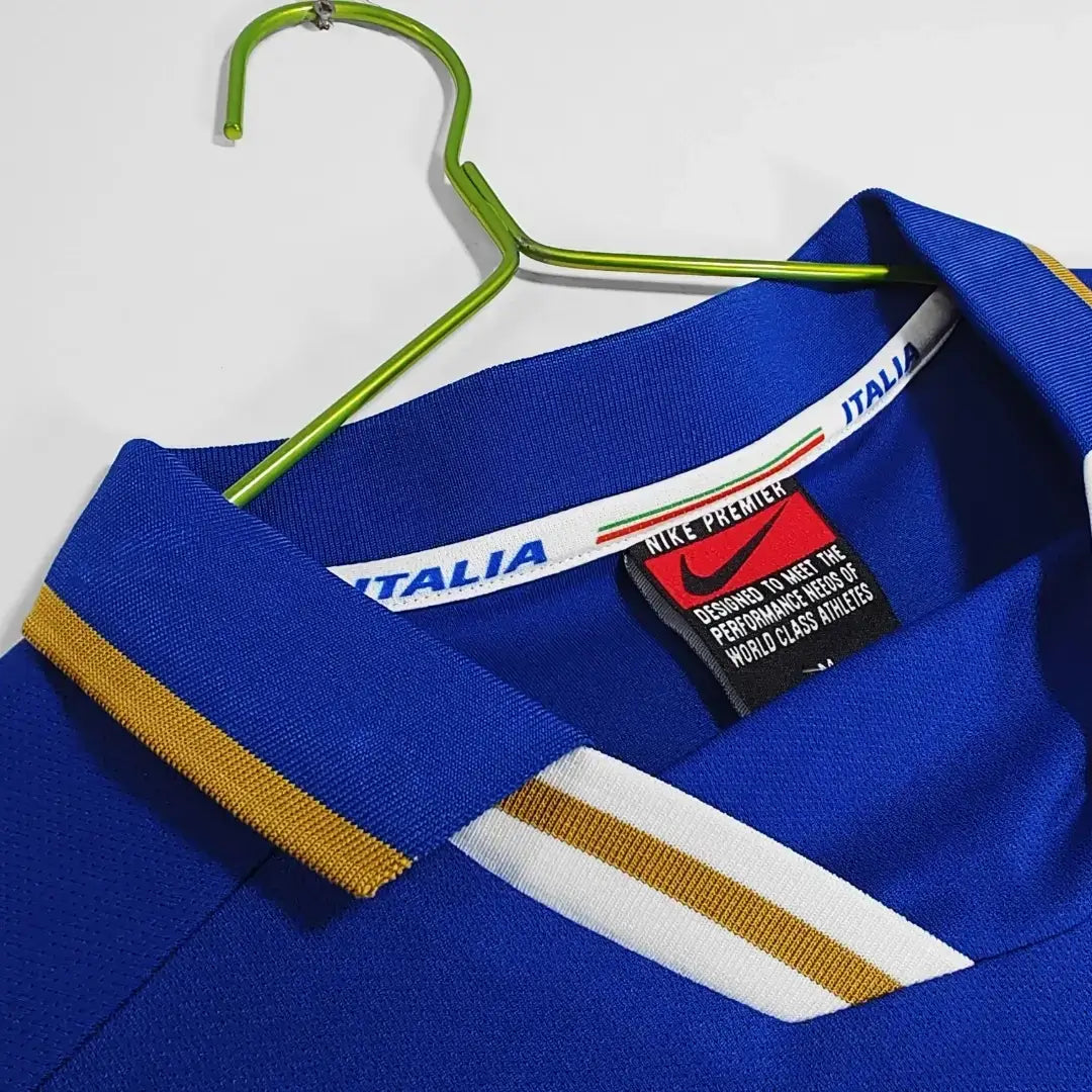 Maldini #5 Italien 1996 Heim-Retro-Fußballtrikot