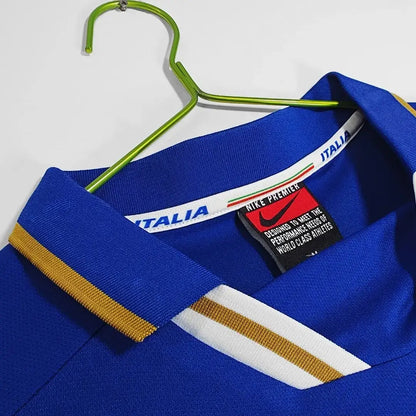 Maldini #5 Italien 1996 Heim-Retro-Fußballtrikot