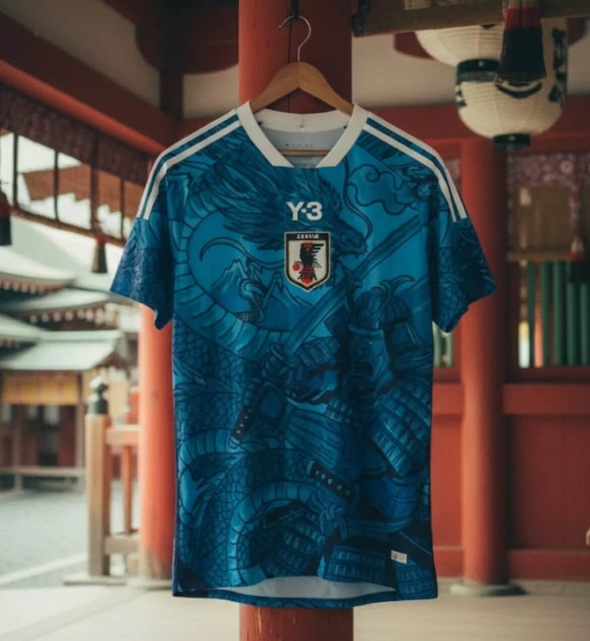 Japan x Y-3 Samurai Thuistenue voetbalshirt 2026
