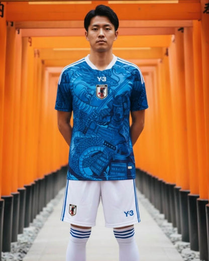 Japan x Y-3 Samurai Thuistenue voetbalshirt 2026