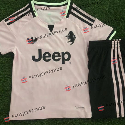 Equipación Visitante Turin Niño - Camiseta+Pantalón Corto 2026/27 Rosa