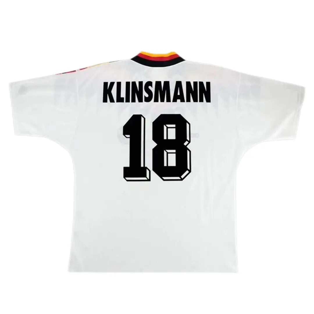 KLINSMANN #18 Germany 1994 Home Retro Football Jersey