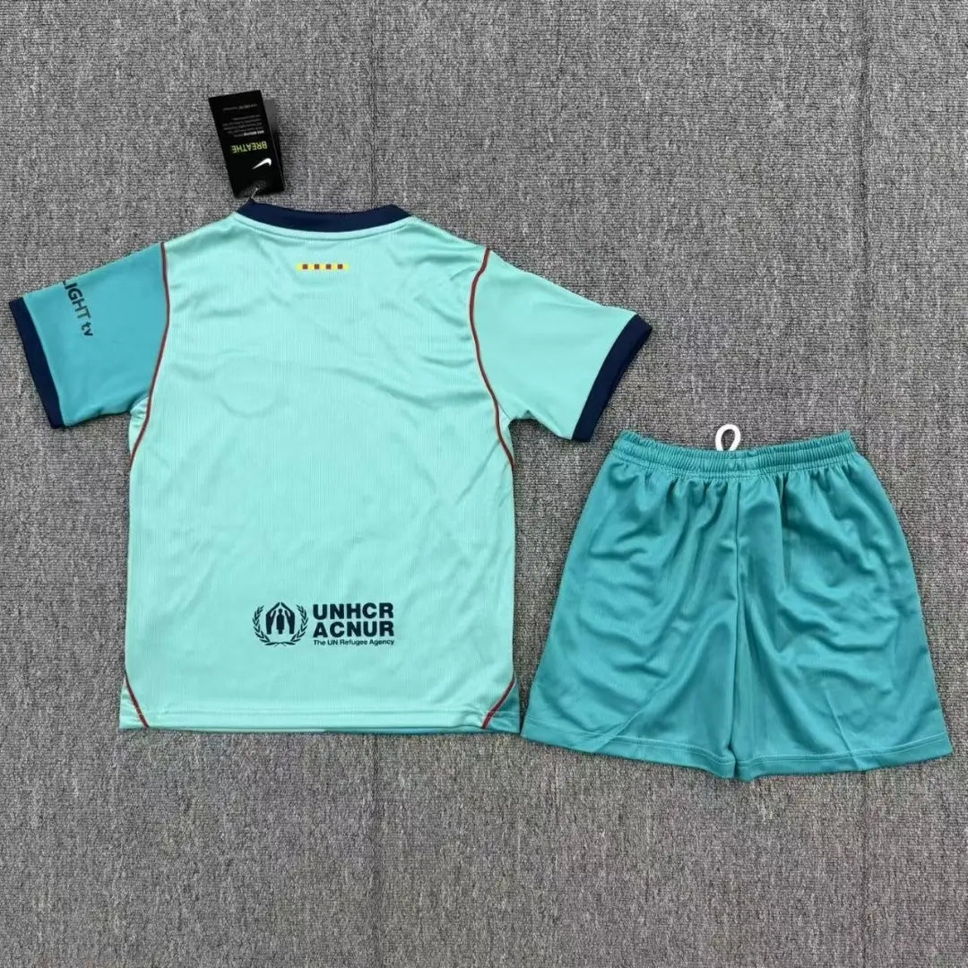 Kid's Blaugrana Third Away Soccer Kit 2026/27 - Jersey+Shorts